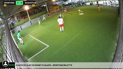 Faute de Alec de Bonet d'Oléon - SPORTING BELETTE