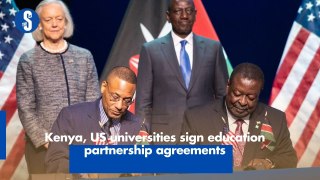 Kenya, US universities sign education partnership agreements