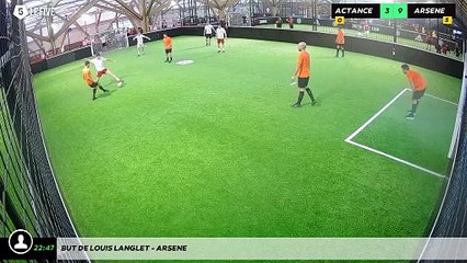 But de Louis Langlet - ARSENE