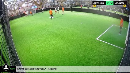 Faute de Adrien Botella - ARSENE