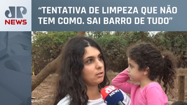 Casas foram arrastadas por enchente em Triunfo-RS; moradores relatam situação