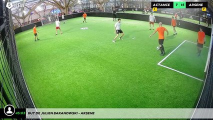 But de Julien Baranowski - ARSENE