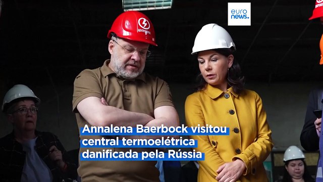 Ucrânia precisa de reforçar defesa aérea, alerta ministra dos Negócios Estrangeiros da Alemanha