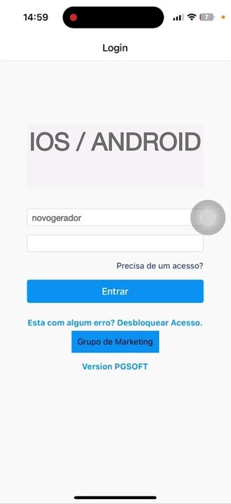 App Fake do Tigrinho para IOS e ANDROID