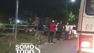 SE REGISTRA UN ACCIDENTE DE TRANSITO DOS VEHÍCULOS COLISIONARON