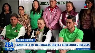 Candidata de la coalición Sigamos Haciendo Historia por Ocoyoacac revela agresiones previas