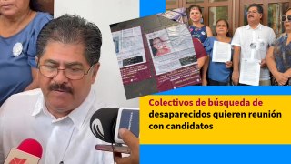 Colectivos de búsqueda de desaparecidos quieren reunión con candidatos