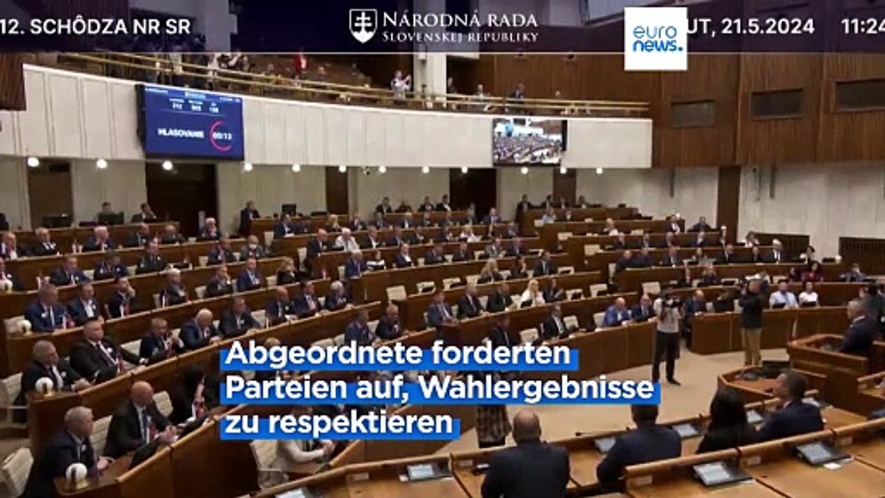 Slowakei: Parlament verurteilt politische Gewalt nach Attentat auf Fico