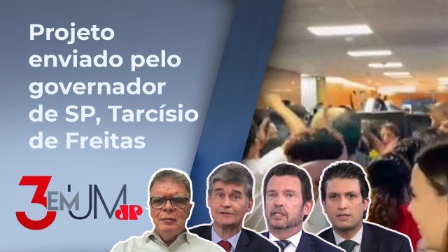 Confusão em votação na Alesp sobre escolas cívico-militares; Comentaristas debatem
