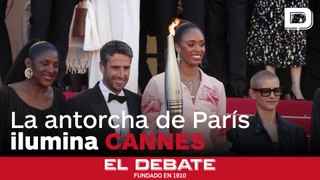 La antorcha de París 2024 ilumina el Festival de Cannes