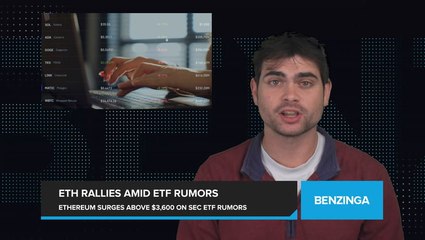 Ethereum Surges Above $3,600 on SEC ETF Rumors, Trading Volumes Skyrocket