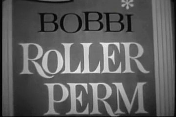 1960s Bobbi hair perm and White Rain shampoo TV commercial