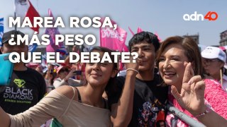 La concentración de Marea Rosa, ¿más importante que el Debate Presidencial? I República Mx