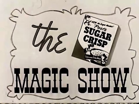 1950s Sugar Crisp cereal TV commercial - 3 Sugar bears Magic Show