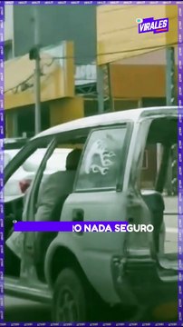 ¿Lo estaban 'tuneando'? Conductor se paseó en un vehículo sin puertas, ni retrovisores