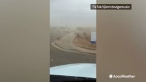 High winds create tumbleweed havoc on Utah highway