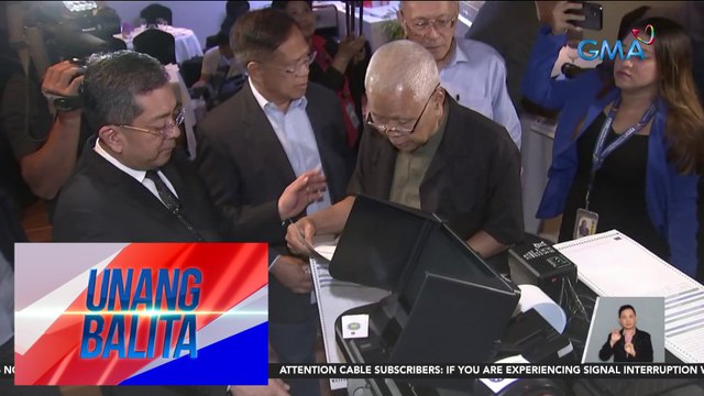 Bagong automated counting machines na gagamitin sa Eleksyon 2025, ipinakita ng COMELEC | Unang Balita