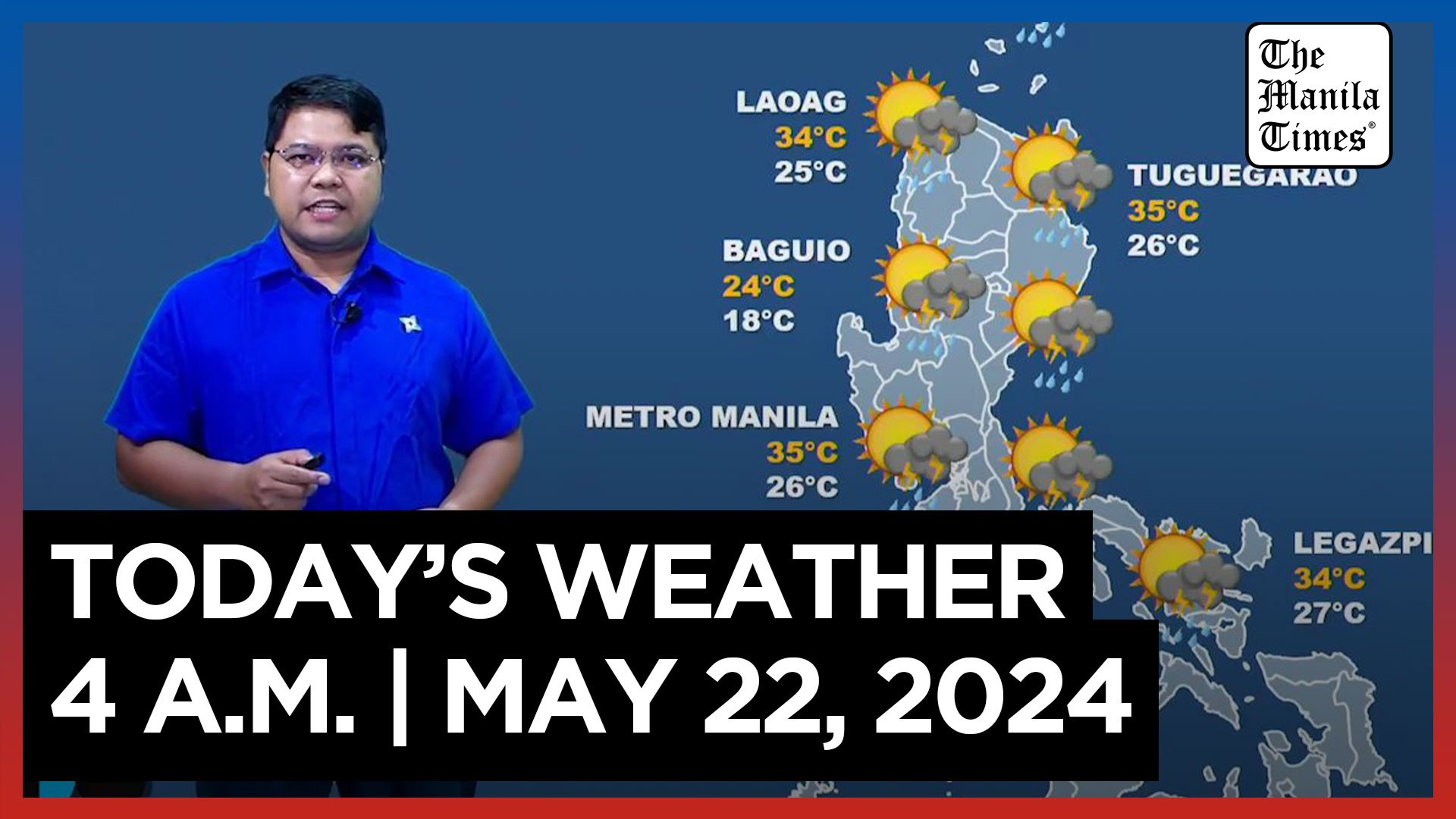 Today's Weather, 4 A.M. | May 22, 2024