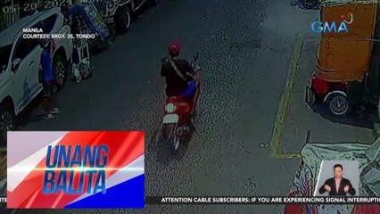 Nakaparadang motorsiklo, tinangay | Unang Balita