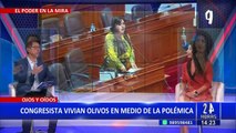Vivian Olivos sobre aumento de asignación por función congresal: 