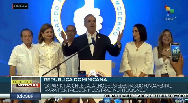 Luis Abinader fue reelecto presidente de República Dominicana