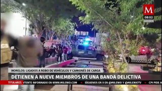 Detienen a 9 integrantes de banda delictiva en Morelos; están ligados a 'Los Tlacos'
