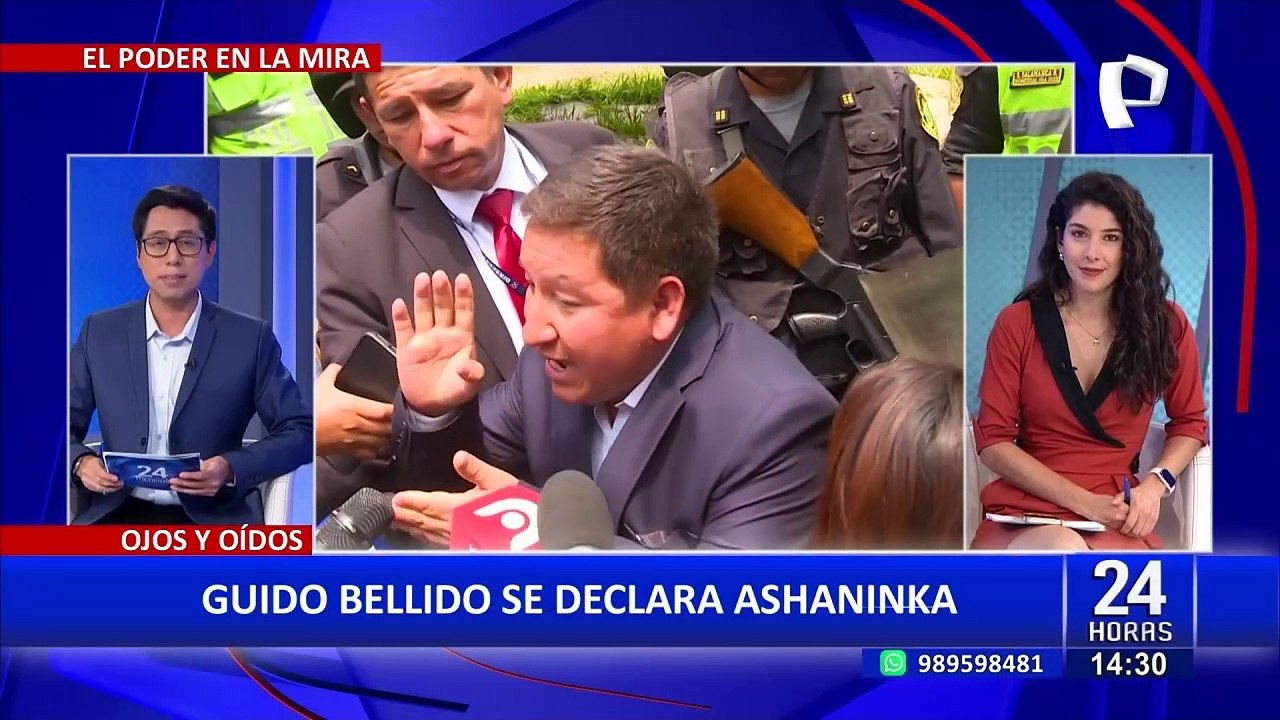 Congresista Guido Bellido se declara Ashánika