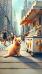Cat wants Ice Cream