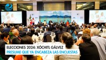 Elecciones 2024: Xóchitl Gálvez presume que ya encabeza las encuestas