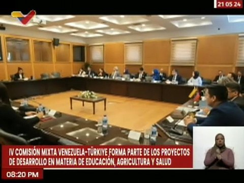 IV Comisión Mixta Venezuela-Türkiye fortalece la cooperación de trabajo entre ambas naciones