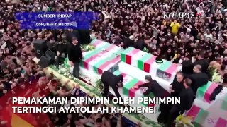 Momen Haru! Warga Iran Iringi Pemakaman Presiden Ebrahim Raisi