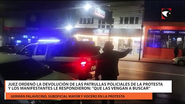 Posadas: Juez ordenó la devolución de las patrullas policiales secuestradas en la protesta, y los manifestantes le respondieron: Que las vengan a buscar”
