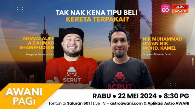 AWANI Pagi: Tak nak kena tipu beli kereta terpakai?