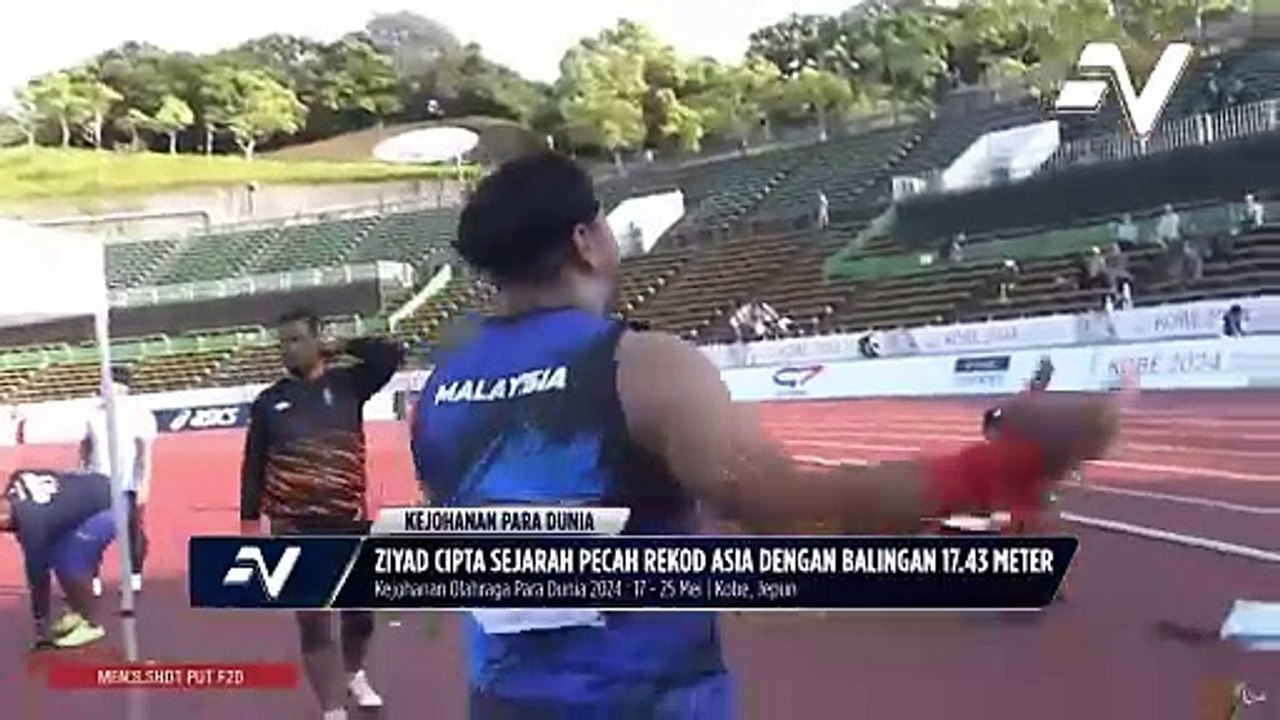 Ziyad Zolkefli raih emas Kejohanan Para Dunia selain pecah rekod Para Asia