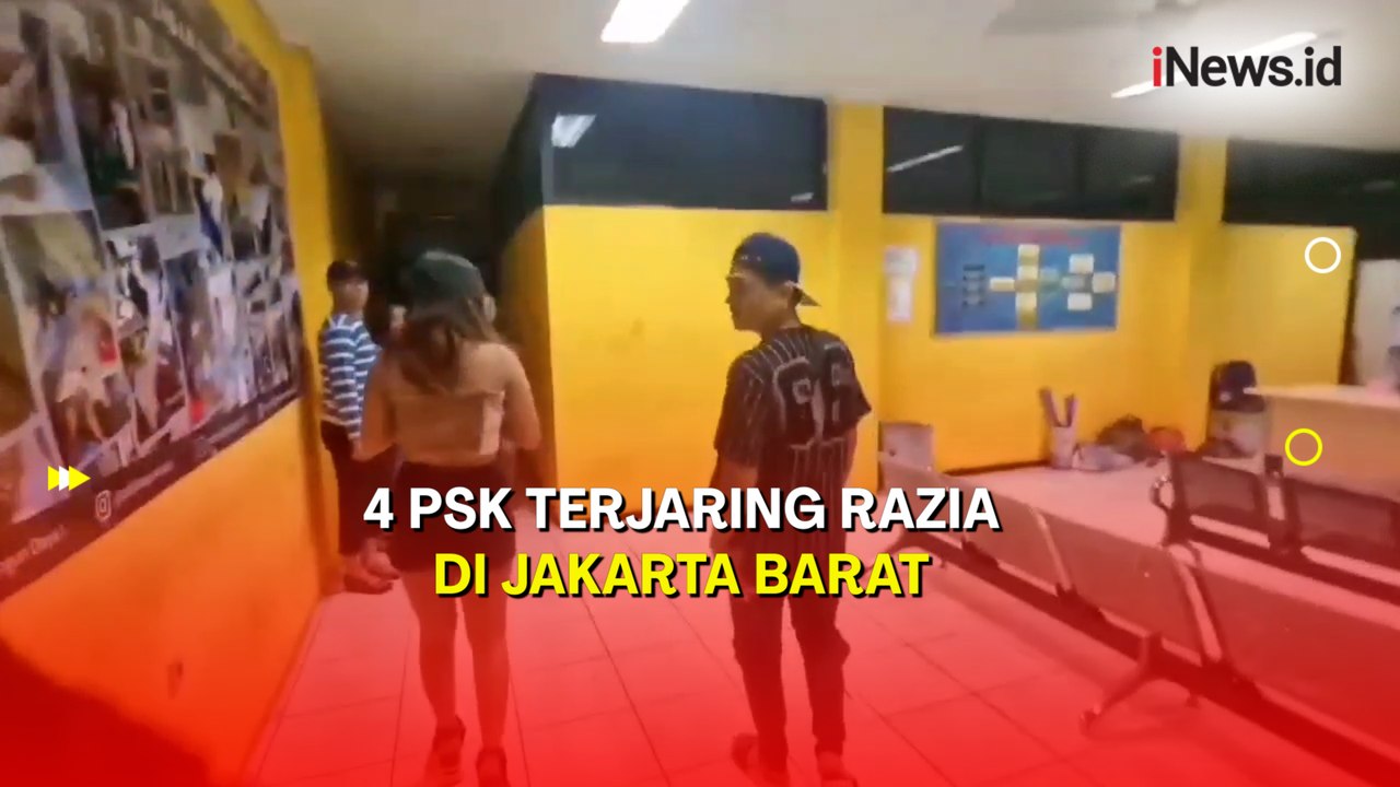 Detik-Detik 4 PSK dan 1 Pria Penjaga PSK di Jakarta Barat Terjaring Razia saat Lagi Mangkal