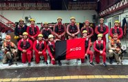Equipe de bombeiros que atuou no RS retorna à Paraíba após 15 dias em atividades no estado gaúcho