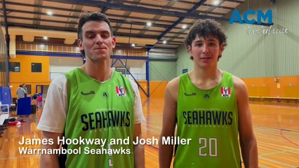 Basketball: Warrnambool Seahawks' Big V training 2024
