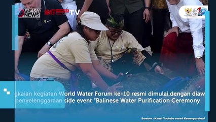 Presiden WWC, Loic Fauchon Puji Penyelenggaraan WWF Ke-10 Di Bali Sebagai Yang Terbaik