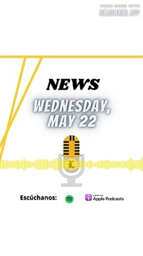 News Wednesday 22 May 2024