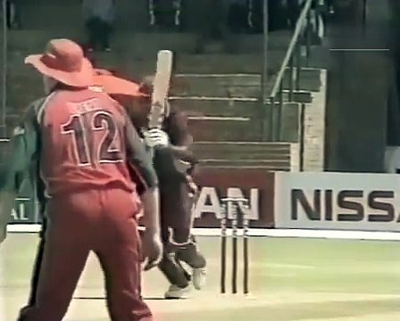 Chris Gayle 153 v Zimbabwe 1st ODI Bulawayo 2003