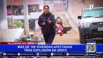 Explosión en VMT: bomberos trabajan para controlar fuga de gas en grifo siniestrado