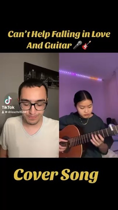 I sing Can’t Help Falling in Love of Elvis Presley and Guitar (Cover Song) 