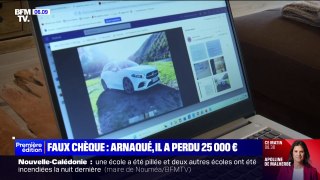 Faux chèque: il vend sa voiture sur internet mais se fait arnaquer et perd 25.000 euros