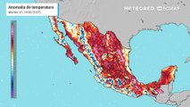 Anomalía de temperaturas. Se aproxima ola de calor a México