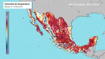 Anomalía de temperaturas. Se aproxima ola de calor a México
