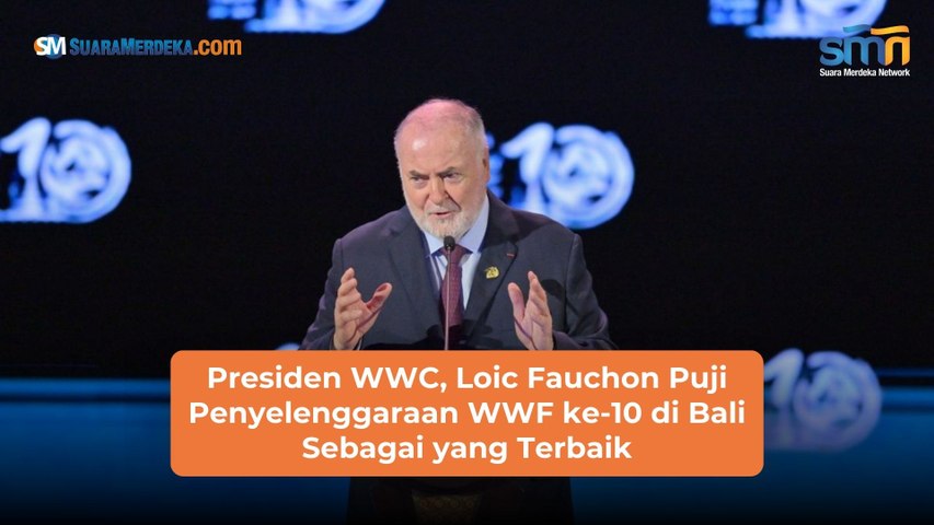 Presiden WWC, Loic Fauchon Puji Penyelenggaraan WWF ke-10 di Bali Sebagai yang Terbaik