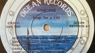 Airborne – Songs For A City : Rock, Pop, Folk, World, & Country,  AOR, Folk Rock, Soft Rock 1977.