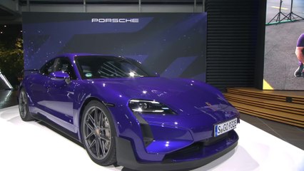 World premiere Porsche Taycan Turbo GT in Leipzig