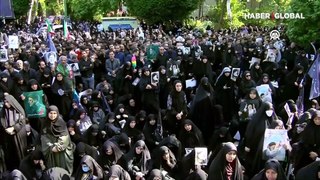 İran Cumhurbaşkanı Reisi için Tahran'da cenaze töreni düzenlendi