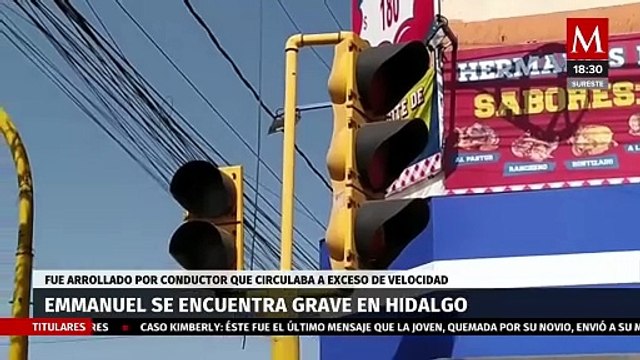 Hombre es atropellado en Pachuca por conductor que iba exceso de velocidad